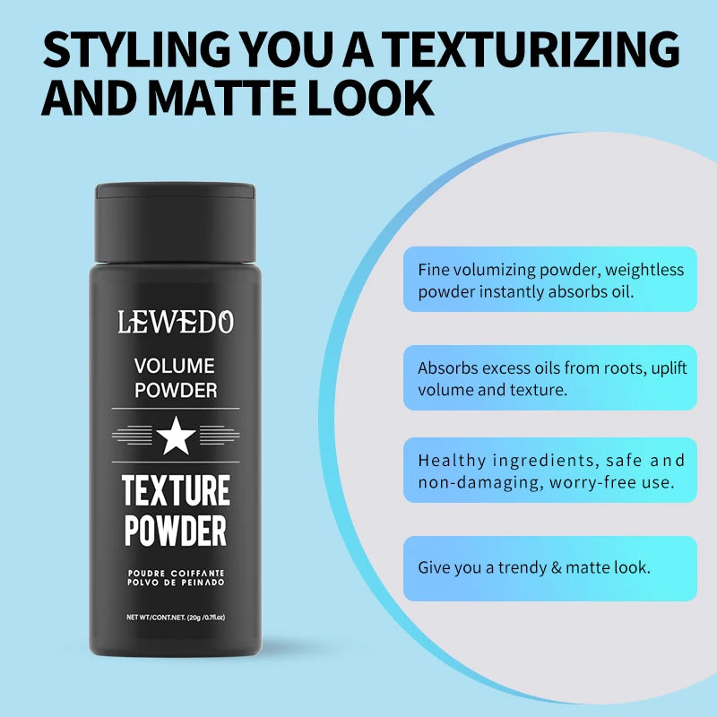 Hair Styling Powder Oil Control Hair Powder Fluffy Hair Powder Increase Hair Volume Instantly Long-Lasting Styling For Men Women